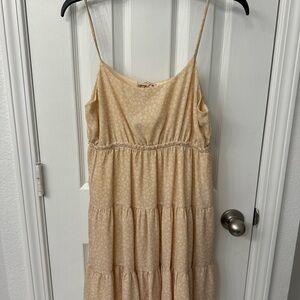 Altar'd State Cream Floral Midi Dress